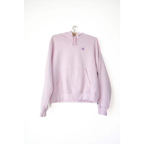 Champion Tops - Champion Pink Hoodie Small Classic Logo Pullover